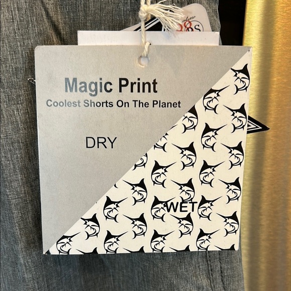 NWT‎ Gray Flat Front Shorts with Textured Fabric - Picture 2 of 5